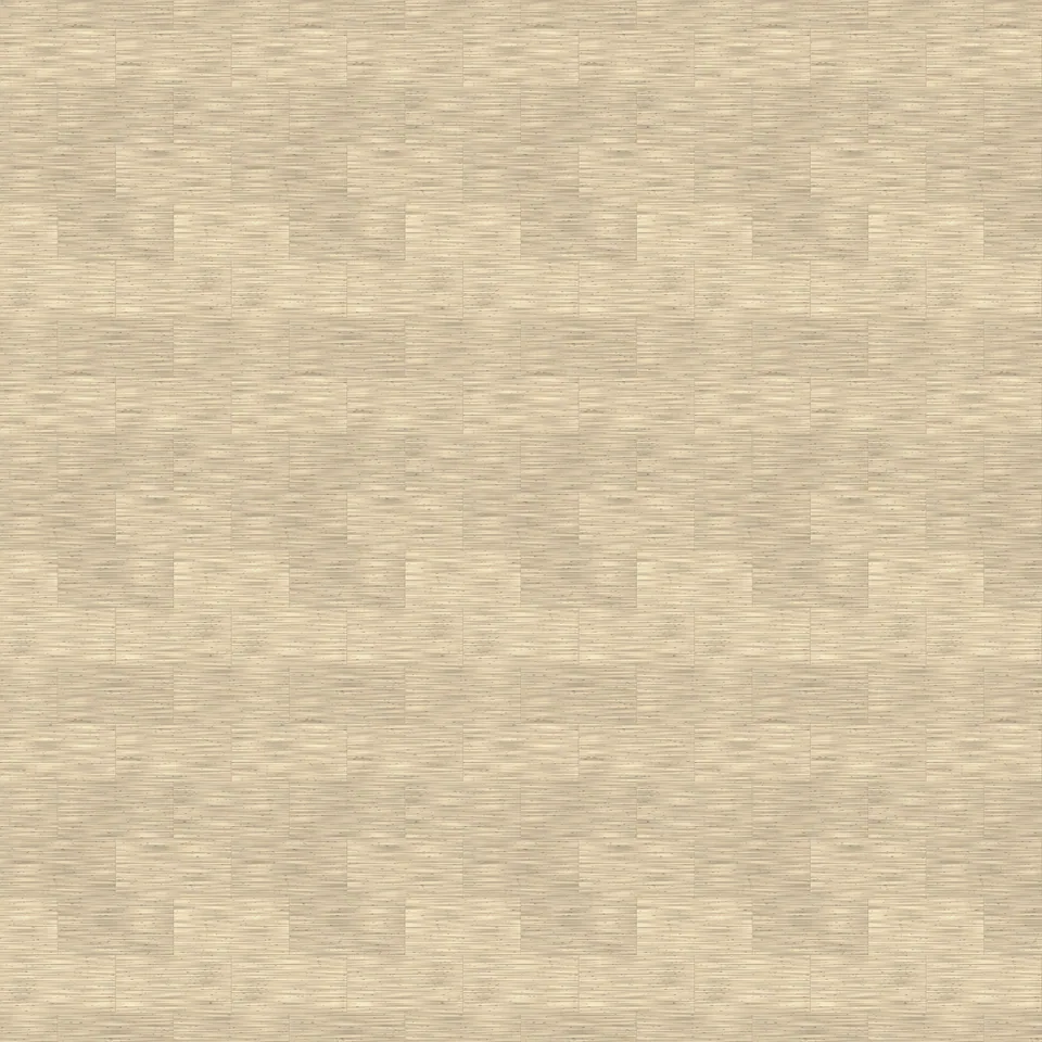 Seamless unfilled travertine tiles texture, one repeat 1.2 m × 1.8 m, shown over a 5.4 m square
