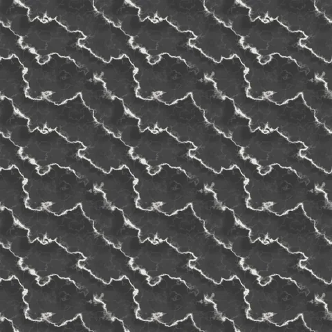 Seamless nero Marquina marble texture, one repeat 1.4 m × 1.4 m, shown as a 3×3 repeat