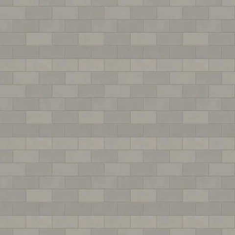 Seamless concrete block wall texture, one repeat 900 mm × 1.35 m, shown over a 4.05 m square