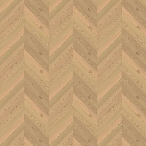 Seamless oak chevron parquet texture in chevron, 90 mm wide flat-sawn boards 600 mm long, one repeat 848.5 × 763.7 mm, shown over a 2.546 m square